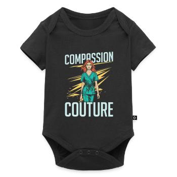 Nurse Fashion - Baby Premium short-sleeve bodysuit - black - Front