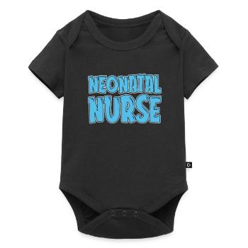 Krankenschwester Baby Neonatal Nurse - Baby Premium short-sleeve bodysuit - black - Front