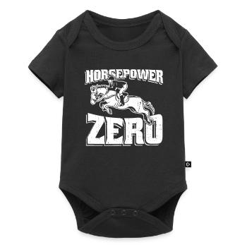 Sports équestres équestres à cheval - Body à manches courtes Premium Bébé - noir - Devant