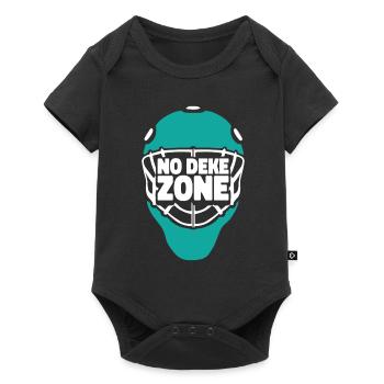 Ice Hockey Goalkeeper Goalkeeper - Baby Premium short-sleeve bodysuit - black - Front