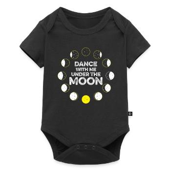 Danse De Lune Romantique Juste Une Phase Lune - Body à manches courtes Premium Bébé - noir - Devant
