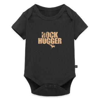 Rock Hugger Escalade de bloc - Body à manches courtes Premium Bébé - noir - Devant