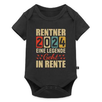 Retraités 2024 : une légende se lance dans les cadeaux de retraite - Body à manches courtes Premium Bébé - noir - Devant