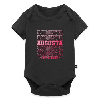 Augusta, une ville de l’État de Géorgie aux États-Unis - Body à manches courtes Premium Bébé - noir - Devant
