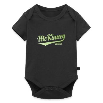 McKinney, ville du Texas aux États-Unis - Body à manches courtes Premium Bébé - noir - Devant