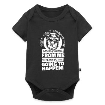Australian Shepherd - Baby Premium short-sleeve bodysuit - black - Front