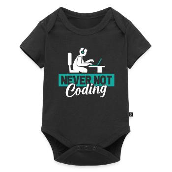 Développeur, Codeur, Programmeur - Body à manches courtes Premium Bébé - noir - Devant
