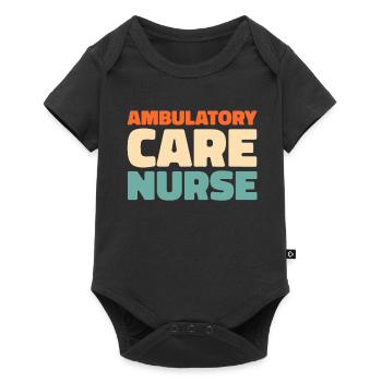 Krankenschwester Ambulatory Care Nurse - Baby Premium Kurzarmbody - Schwarz - Vorne