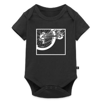 Bicycle Rear Wheel - Baby Premium short-sleeve bodysuit - black - Front