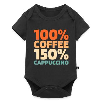 Coffee Cafe - Baby Premium short-sleeve bodysuit - black - Front