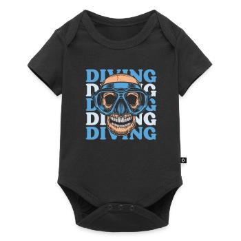 Diving Divers - Baby Premium short-sleeve bodysuit - black - Front