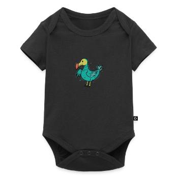 Dodo Birds Mauritius - Baby Premium short-sleeve bodysuit - black - Front