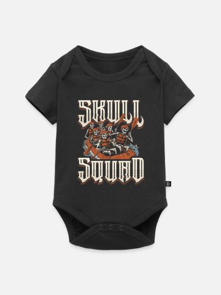 Rafting - Baby Premium Kurzarmbody - Schwarz