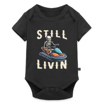 Jet Ski - Baby Premium short-sleeve bodysuit - black - Front