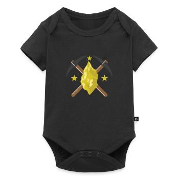 Pépite d’Aurum avec cueillette - Body à manches courtes Premium Bébé - noir - Devant