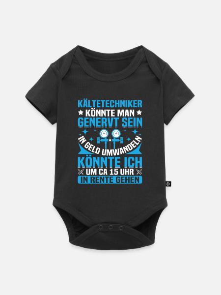 Kältesystem Werkzeug Mechatroniker für - Baby Premium Kurzarmbody - Schwarz