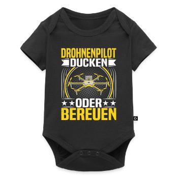 Drone Flying Drone Racing Driver's License Drone - Baby Premium short-sleeve bodysuit - black - Front