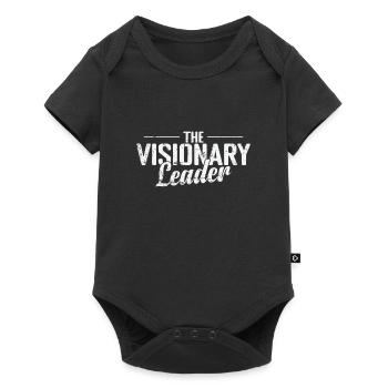 Le leader visionnaire - Body à manches courtes Premium Bébé - noir - Devant