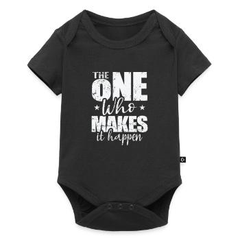 The One Who Makes It Happen - Baby Premium short-sleeve bodysuit - black - Front