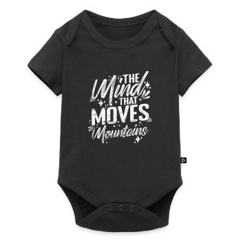 The Mind That Moves Mountains - Baby Premium short-sleeve bodysuit - black - Front