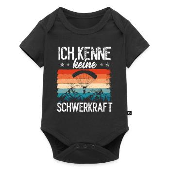 Parachute Pilot Skydive Accessories - Baby Premium short-sleeve bodysuit - black - Front
