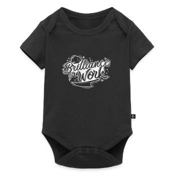 Brilliance at Work - Baby Premium short-sleeve bodysuit - black - Front