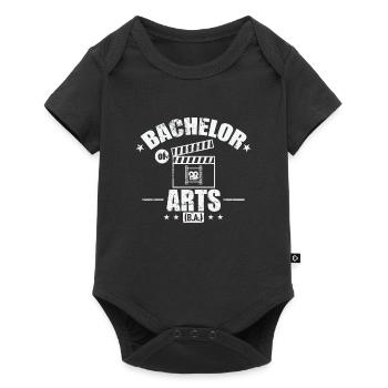 Baccalauréat ès arts en histoire de l’art - Body à manches courtes Premium Bébé - noir - Devant