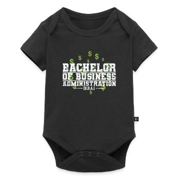Bachelor of Business Administration Geschäftsführu - Baby Premium short-sleeve bodysuit - black - Front