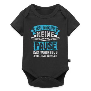 Pause Tool Relax - Baby Premium short-sleeve bodysuit - black - Front