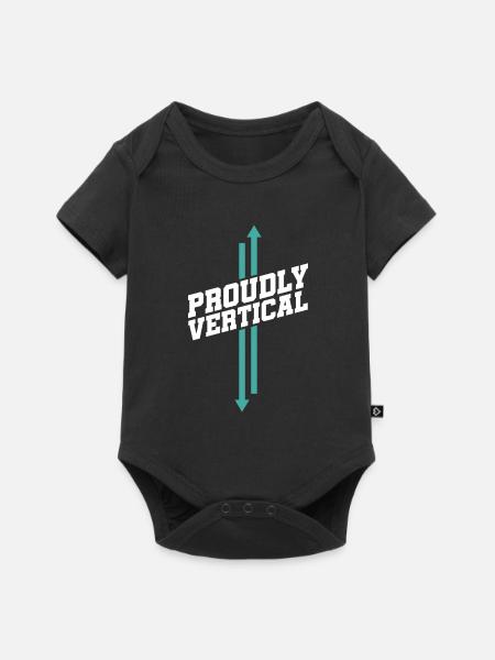 Fahrstuhl Aufzug - Baby Premium Kurzarmbody - Schwarz