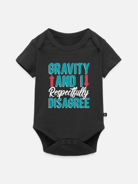 Fahrstuhl Aufzug - Baby Premium Kurzarmbody - Schwarz