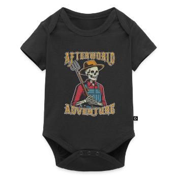 Farmer Farmer Afterworld Adventure - Body à manches courtes Premium Bébé - noir - Devant