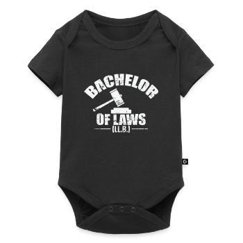Licence en droit - Body à manches courtes Premium Bébé - noir - Devant
