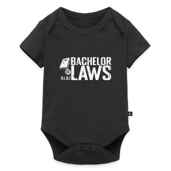 Baccalauréat en droit en études de droit - Body à manches courtes Premium Bébé - noir - Devant