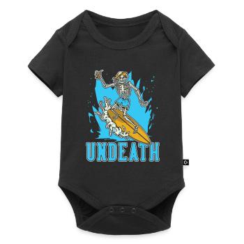 Surfer Surfing Undeath - Baby Premium short-sleeve bodysuit - black - Front