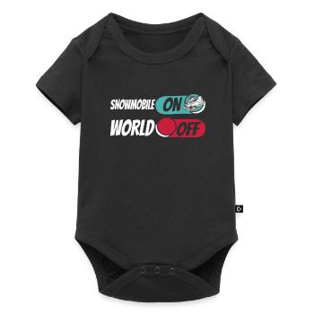 Snowmobile Snowmobile - Baby Premium short-sleeve bodysuit - black - Front