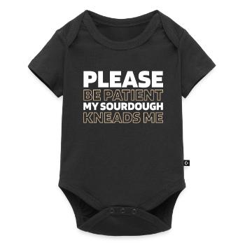 Sauerteig Brot - Baby Premium Kurzarmbody - Schwarz - Vorne