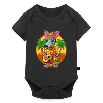 Lunettes de soleil de plage d’été de dessin animé Aardvark drôle - Body à manches courtes Premium Bébé - noir - Devant