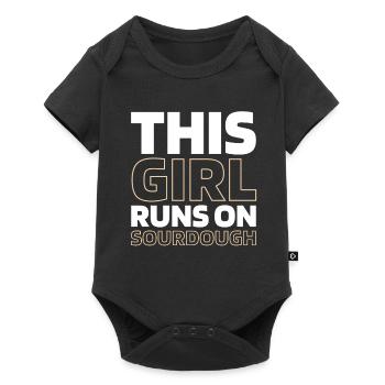 Sourdough bread - Baby Premium short-sleeve bodysuit - black - Front