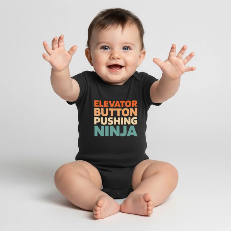 Elevator Elevator Baby Premium short-sleeve bodysuit