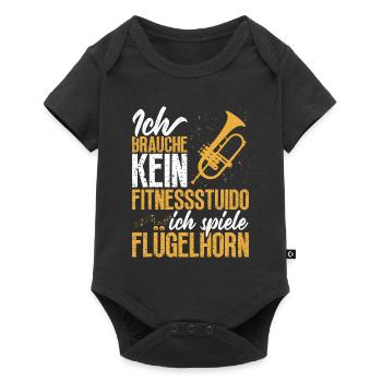 Flugelhorn player Musical instrument Flugelhorn player - Baby Premium short-sleeve bodysuit - black - Front
