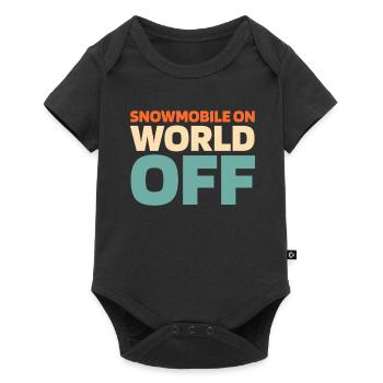 Snowmobile Snowmobile - Baby Premium short-sleeve bodysuit - black - Front
