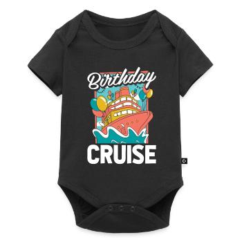 Croisière d’anniversaire à Kreuzfahrt - Body à manches courtes Premium Bébé - noir - Devant