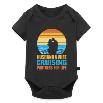 Cruise - Baby Premium short-sleeve bodysuit - black - Front