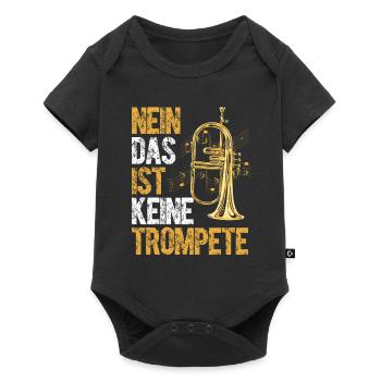 Flugelhorn Orchestra Flugelhorn Oil Musicians - Baby Premium short-sleeve bodysuit - black - Front