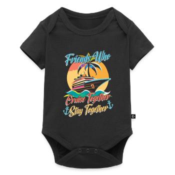Croisière - Body à manches courtes Premium Bébé - noir - Devant