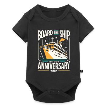 Kreuzfahrt - Baby Premium Kurzarmbody - Schwarz - Vorne