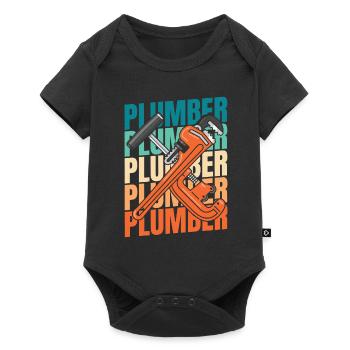 Plumber Plumber - Baby Premium short-sleeve bodysuit - black - Front