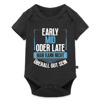 Gaming Gamer Keyboard Gaming PC Controller Monitor - Baby Premium short-sleeve bodysuit - black - Front