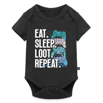 Gaming Stuff Jeux vidéo Gamer Jeux vidéo - Body à manches courtes Premium Bébé - noir - Devant